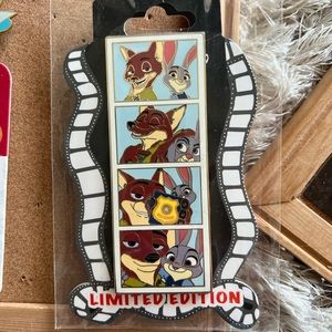 Disney Studios Store Hollywood Zootopia BFF Photo Booth Strip Pin LE 400